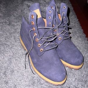 Brand new timberland navy boots size 9.5